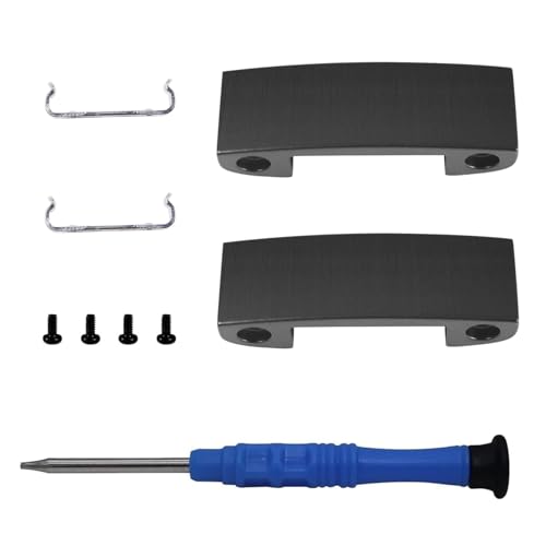Adhiper Hinge Replacement Metal Repair Parts for Beats Studio Pro Headphone | Studio Pro Durable Repair Kit Replacement Headband Metal Folding Hinge Clip Cover Pin Repair Parts Set（Black） - color: Black
