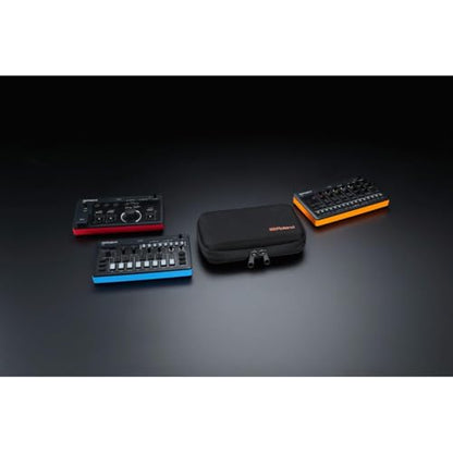 ROLAND CB-RAC AIRA Compact Carrying Case | Custom Case to Protect your E-4 Voice Tweaker, J-6 Chord Synth & T-8 Beat Machine | Streamlined & Rugged with Internal Mesh Pocket - size: 8-1/2 x 5-3/8 x 2-3/16 inches