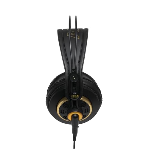 AKG K240STUDIO Semi-Open Studio Headphones | XXL transducers with Varimotion diaphragms and 55 Ohm impedance for mixing, mastering and playback - style: Over Ear Headphones