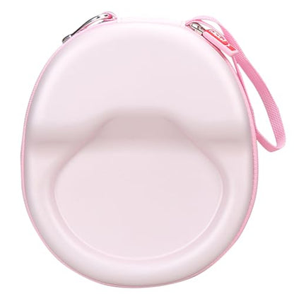 Mchoi Hard Protable Case Fits for Logitech H390 / Logitech Zone 301 Wired Headset, Case Only, Pink - color: Pink