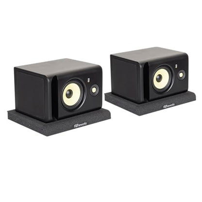 Gator Frameworks Pair of (2) Acoustic Foam Isolation Pads for Studio Monitors, Fits 8" Speakers (GFW-ISOPAD-LG) - size: Large