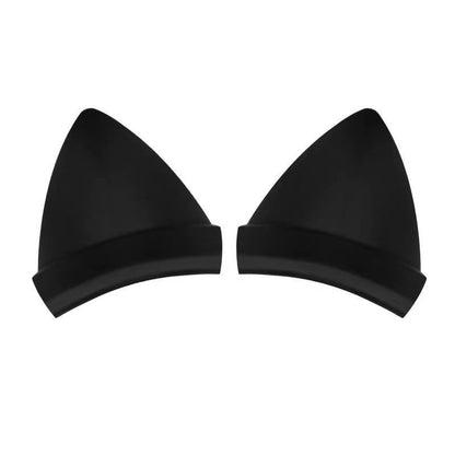 2 Pair Gaming Headsets Cat Ears Clip Universal Silicone Over-Ear Gaming Headphones Kitty Ears Headband Attachment for Kids Headphones Studio Monitor Wired On-Ear Headphone Wired Headset