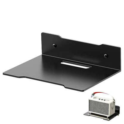 Wall Mount Shelf for Router – Space-Saving Bracket for Small Devices, Cable Box, WiFi Unit | Wall Shelf for Camera, Projector, Streaming Devices, Home Theater Accessories, Bedroom Storage - size: Medium
