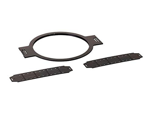 Monoprice Rough-in Speaker Bracket - For 8in Round Speakers, 10in Cutout Diameter, Black