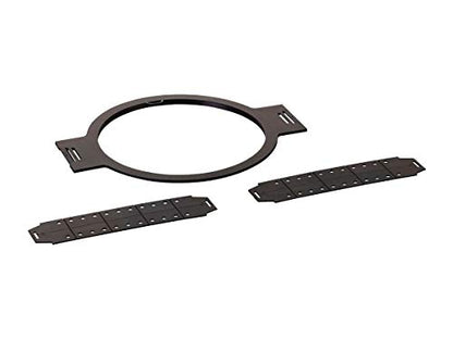 Monoprice Rough-in Speaker Bracket - For 8in Round Speakers, 10in Cutout Diameter, Black
