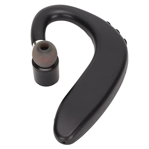 Dpofirs Bluetooth 5.2 Single Ear Headset Ultralight Hands Free Business Earphone with Dual Noise Reduction, Ergonomic Ear Hook, 25H Talk Time, IPX6 for Sport Driving Office