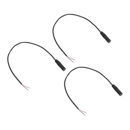 MECCANIXITY 3pcs 3.5mm Female Jack to Bare Wire Open End Replacement 26AWG TRS 2 Pole Stereo 1/8" Mono Jack to Bare Wire 34mm for Earphone Headphone Cable Repair, 19.7inches - size: 19.7inches