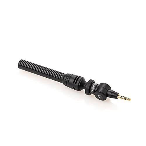 Saramonic SmartMic5 | Unidirectional Micro-Shotgun Microphone with 3.5mm TRS Output for Cameras, Recorders, Mixers, Wireless Transmitters and More - size: Micro-Shotgun TRS