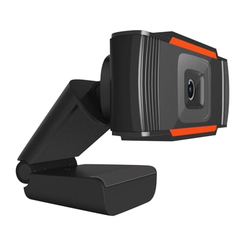 480P HD Webcam for PC with Microphone, Web Camera for Desktop/Laptop/Monitor/Mac, Autofocus USB Computer Camera for Zoom/Skype/Teams/Video Calling/Meeting/Streaming