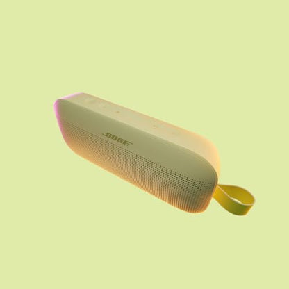 Bose SoundLink Flex Bluetooth Speaker (2nd Gen) - Portable Outdoor Speaker with Hi-Fi Audio, Waterproof and Dustproof, USB-C, Up to 12 Hours Battery Life, Citrus Yellow - Limited Edition Color - color: Citrus Yellow