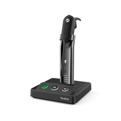 Yealink WH63 Convertible Teams Wireless Noise Canceling Headset - Headset Connects and Works with USB Enabled Desk Phones, Computers and Softphones