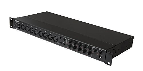 Tascam US-16x08 Rackmount USB Audio/MIDI Interface for Recording, Drum Recording, 8 XLR/8 1/4" Inputs, 8 Outputs, Control Software,Black - style: US-16x08