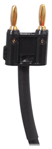 Rockville RCXBN20 20ft 1/4" TS to Banana Speaker Cable, 16 Gauge, 100% Copper, Durable, Clear Audio, Flexible, for Home and Pro Use | 100% Oxygen Free Copper, PVC Jacket, Low Resistance, ROHS Compliant, Fits Amplifiers and PA Speakers