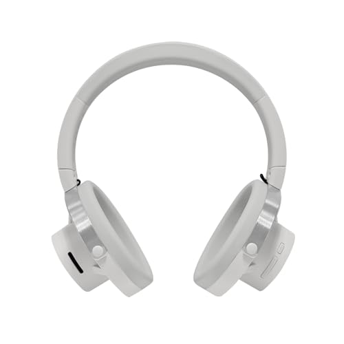 Open-Ear Headphones, 20+ Hour Playtime, Immersive Sound, Wireless Bluetooth Headphones for School, Work, Travel&Daily Use,Grey - color: Grey