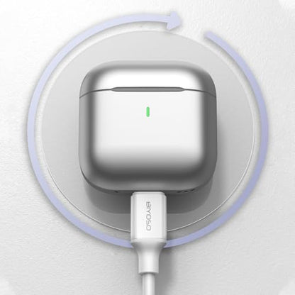 5.4 Earbuds Bluetooth Earphones, Dual-Channel | USB-C Charging Case HiFi Stereo, Sound in-Ear Earphones, Touch Control Ear Auto Pairing Headphones for Apple AirPods - color: White