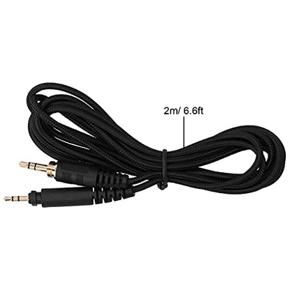2.5mm to 3.5mm, 2.5mm to 6.35mm Male to Male Headphone Audio Cord Connector for Shure SRH440 SRH840 SRH940 SHP9000 SHP8900 Etc