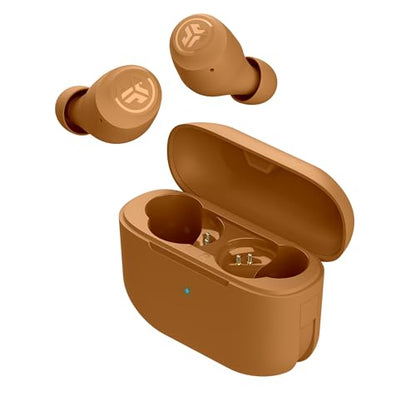 JLab, Go Air Pop+ Tones, True Wireless Earbuds, Bluetooth Earbuds with Microphone, Dual Connect, EQ3 Sound, 7572 W | In Ear Headphones, Bluetooth Earphones, 35H Playtime, Ear Buds with Microphone, USB-C Case, Dual Connect, EQ3 - color: D-7572 W, style: To