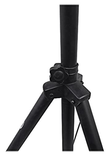 Rockville Tripod DJ PA Speaker Stand. Adjustable Height - Black