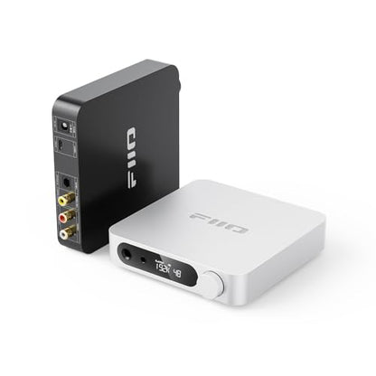 FiiO K11 DAC and Headphone Amplifier for Home Audio or PC, 6.35mm and Balanced 4.4mm, RCA, Coaxial, Optical, 1400mW, 384kHz/24Bit DSD256 (Black) - color: black / black