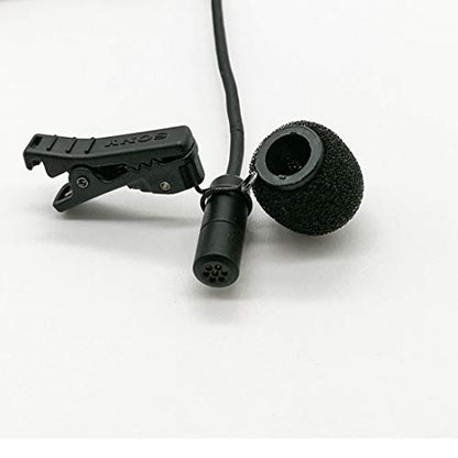 2 Pack Mini Size Lapel Microphone Foam Cover, Lavalier Microphone Windscreen Replacement for Sony Microphone