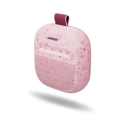 Bose SoundLink Micro Portable Bluetooth Speaker (2nd Gen), Wireless Outdoor Speaker, Up to 12 Hours Battery Life, Waterproof and Dustproof, Petal Pink - Limited Edition Color | Bluetooth 5.4 with 12-hour battery and IP67 rating for travel, hiking and outd
