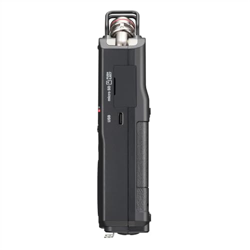 TASCAM DR-40XP 4-Channel 32-Bit Float Portable Handheld Field Recorder and USB-C Audio Interface — With 2 XLR/TRS Inputs and Adjustable Mics for Music, Audio for Video and Interviews