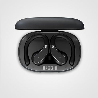 Back Bay Audio Runner Wireless Earbuds for Running, Wrap Around Earbuds - color: Black