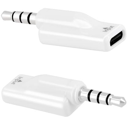 2 Pack USB C to 3.5mm Headphone Jack Adapter, Type C Female to 3.5mm Male Aux Audio Converter Digital DAC Adapter for Microphone Speaker Headset Car Stereo, Compatible with PC Laptop Tablet
