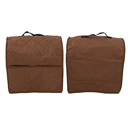 Kitchen Mixer Cover Carry Bag for 5Qt/6Qt, Fits Most Stand Mixers, - Scratch Quilted Polyester Pongee Fabric with Storage Pockets (Coffee) - color: Coffee