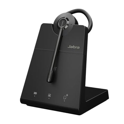Jabra Engage 45 SE (Second Edition) Wireless Convertible Headphone - Bluetooth, Noise-Canceling Microphone, 9 Hour Battery Life, Dual Connectivity, MS Teams Certified, Supports Other Platforms, Black - style: Convertible
