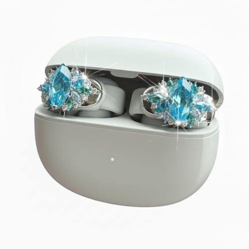 Clip on Earbuds Open Ear Accessories for Bose Ultra Open Earbuds - - color: Oval Diamond (Lake Blue)