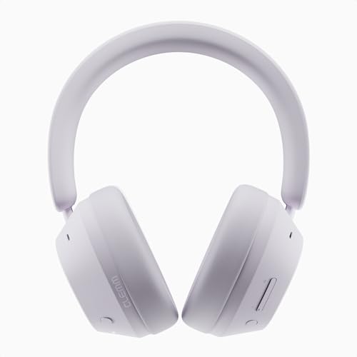 Clemm Preset Wireless Over-Ear Headphones, 95H Playtime, Bluetooth, 40mm Drivers, Built-in Mic, Memory Foam Earcups, Aux Cable Included, Foldable Design, Lavender - color: Lavender