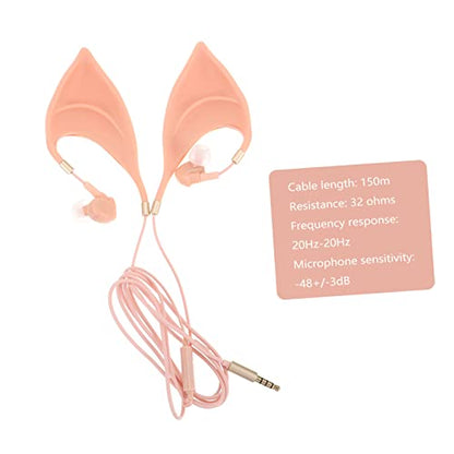 2pcs Creative Gaming Earphone Microphone for Halloween Lightweight in-Ear Headphone Unique Design for Music Videos and