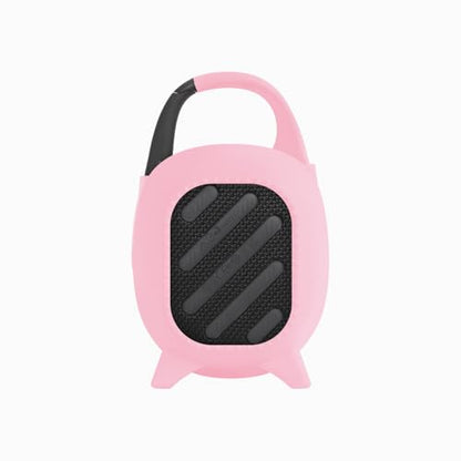 Geiomoo Silicone Carrying Case for JBL Clip 5, Protective Portable Scratch Shock Resistant Cover (Pink) - color: Pink