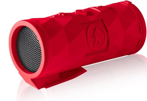 Outdoor Tech - Buckshot 2.0 Bluetooth Speaker, Red - Portable Speaker, Rugged Waterproof Wireless - Perfect for Biking, Boats, Camping, Hiking, Pool, Beach, Golf Cart - color: Red
