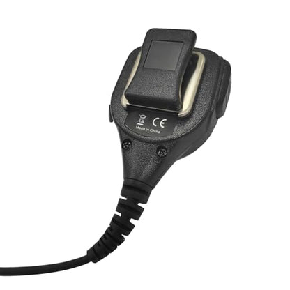Radio Speaker Mic Shoulder Lapel Hand Microphone with 3.5mm Audio Jack Walkie Talkie Hands Free Mikes for Hyt Hytera BD 402 402i 502 502i 612i 482i 362i PD 506 TC508 (Black)