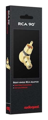 AudioQuest 90 Degree RCA male to RCA female adapter