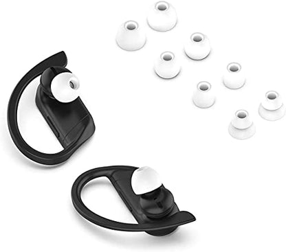 Adhiper Replacement Ear Tips for Beats Powerbeats Pro Earbuds, White - color: White