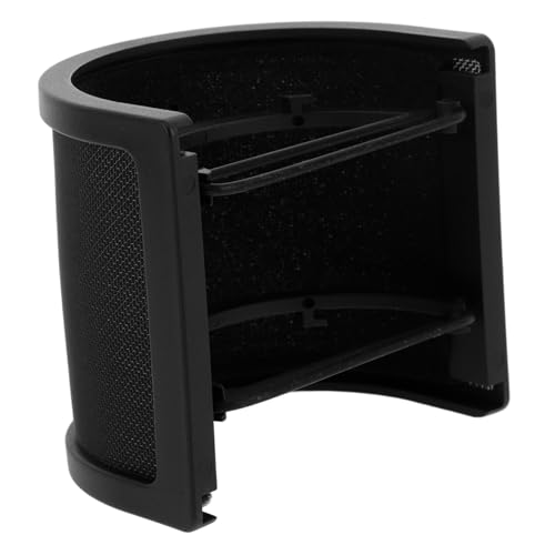 U Shaped Microphone Windscreen Shield Dual Layer Pop Filter