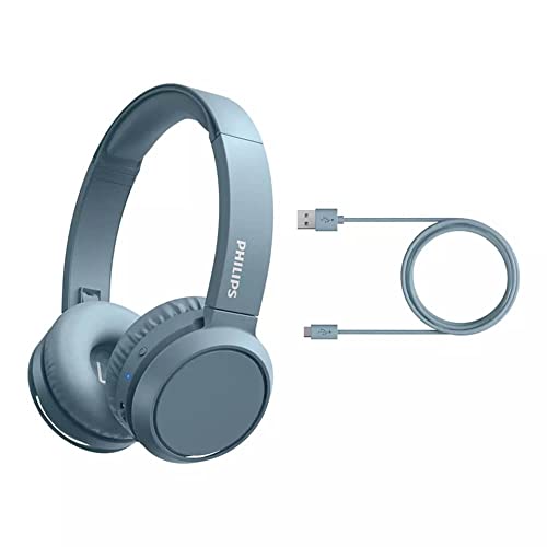 PHILIPS TAH4205 Wireless On-Ear Headphones (Blue) - color: Blue