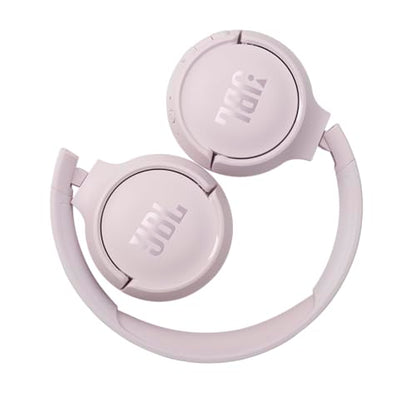 JBL Tune 510BT - Wireless On-Ear Headphones - Rose | JBL Pure Bass Sound, Wireless Bluetooth 50 Streaming, Up to 40H battery life and speed charge 5mins 2H, Hands-free calls - color: Rose, size: Medium
