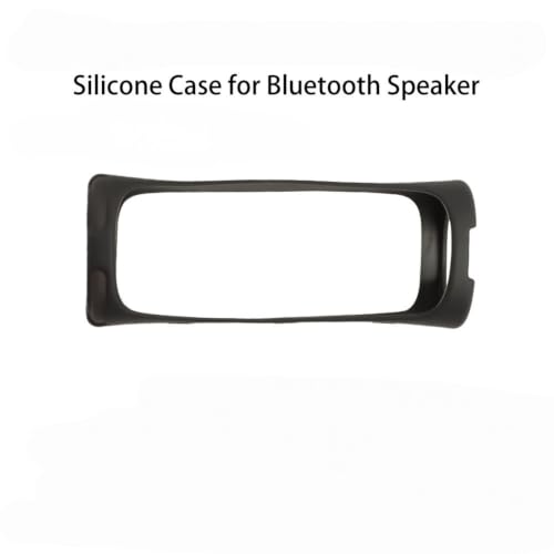 Silicone Case Compatible with Xiaomi Bluetooth Speaker C, Shockproof Protective Sleeve with Charging Port Cutout - color: Black
