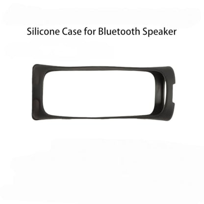 Silicone Case Compatible with Xiaomi Bluetooth Speaker C, Shockproof Protective Sleeve with Charging Port Cutout - color: Black
