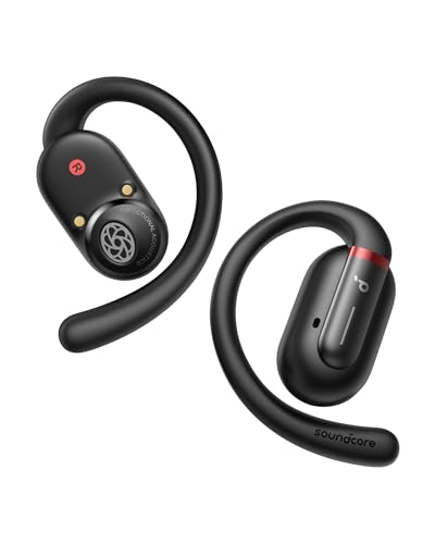 Soundcore V30i by Anker Open Ear Earbuds, Open Ear Headphones True Wireless | Ultra-Comfort, Lightweight, Snug Fit, Ergonomic Hooks, Robust Bass, 36H Playtime, Bluetooth 5.3, App Control, Clear Calls