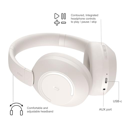 MIXX StreamQ C2 Over-Ear Wireless Stereo Headphones, Sand - color: Sand