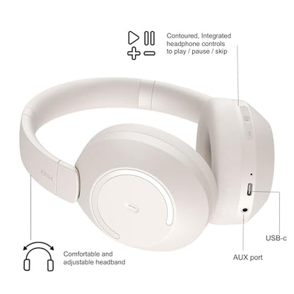 MIXX StreamQ C2 Over-Ear Wireless Stereo Headphones, Sand - color: Sand