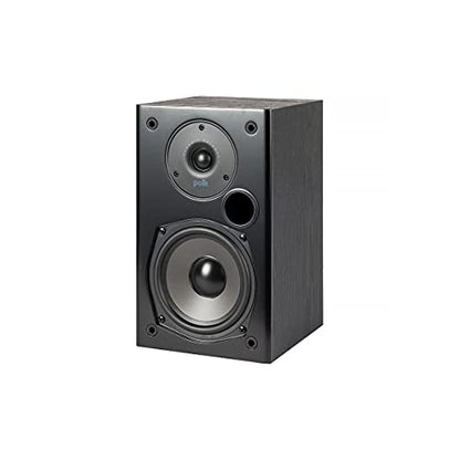 Polk Audio T15 100 Watt Home Theater Bookshelf Speakers, Black, 1 Pair - style: Bookshelf Speaker