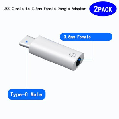 USB C to 3.5mm Audio Headphone Jack dac Adapter Compatible with iPhone 15 Pro Max/Plus, Galaxy S23/S22 Ultra, iPad Pro, Pixel