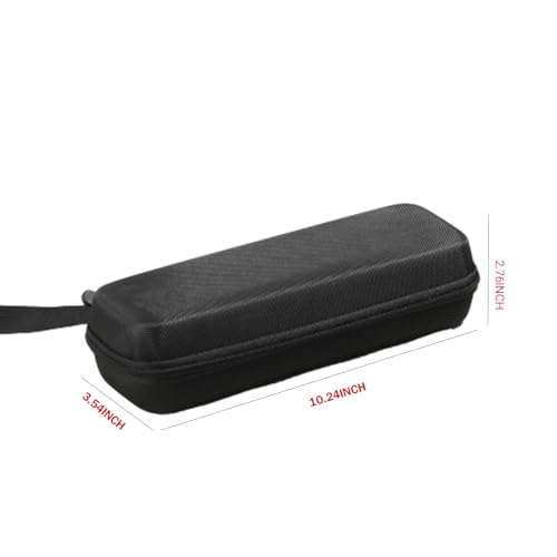 Wireless Microphone Case for 1, Hard Carrying Travel Case for Bietrun WXM04 Handheld Dynamic Microphone Wireless Mic Case with EVA Hard Shell Exterior Compatible with 9.8" x2" Wireless Mic-Case Only