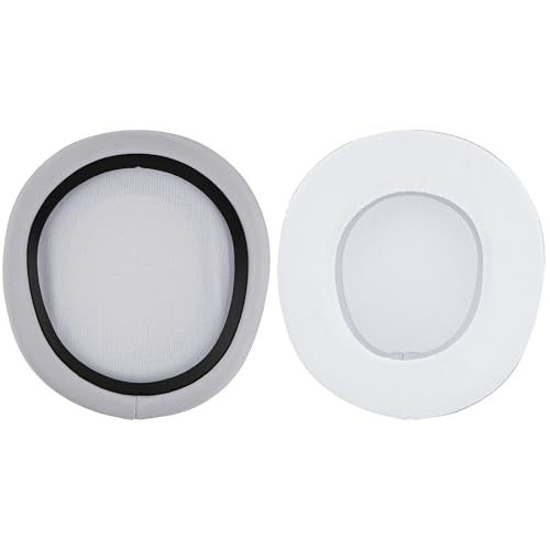 Geekria Sport Cooling-Gel Replacement Ear Pads for SteelSeries Arctis Nova Pro Wired/ Nova1/ 1P/ 1X/ Nova3/ 3P/ 3X/ Nova4/ 4P/ Nova5/ 5P/ 5X/ Nova7/ 7P/ 7X Headphones (White/Grey) - color: White